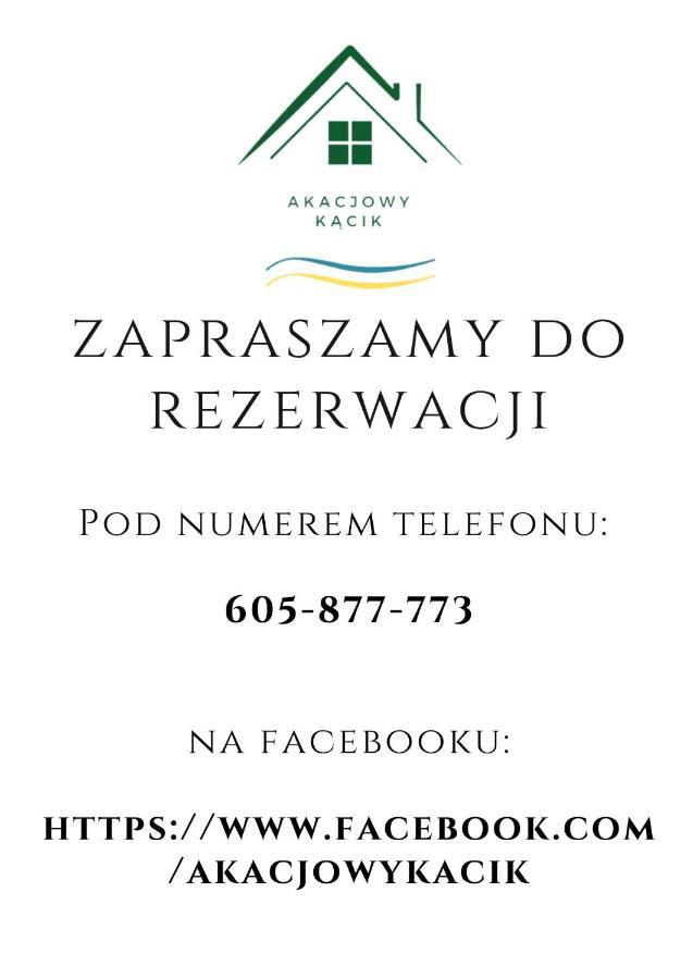 Akacjowy Kacik Caloroczny Ogrzewany Villa คอนเตเรบาสเก ภายนอก รูปภาพ